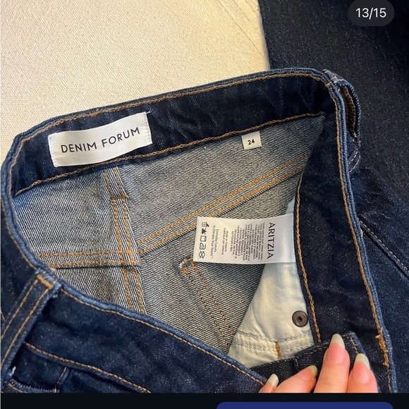 Aritzia❣️Denim Forum Tilda Curve-fit straight jeans - Picture 12 of 13